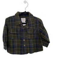Gap flannel shirt 6-12m