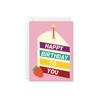 Happy Birthday (mini card)