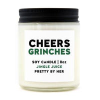 Cheers Grinches Candle