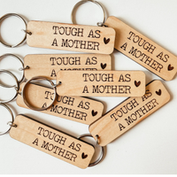 Tough as a Mother Keychain